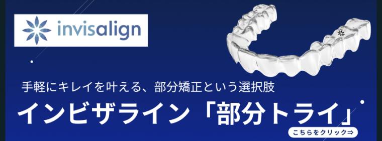 「部分矯正のご案内」